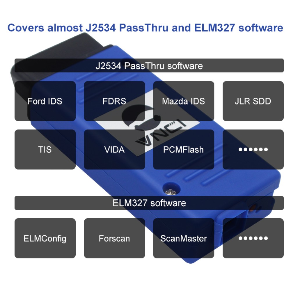 Vnci j2534 ford and mazda oem diagnostic tools